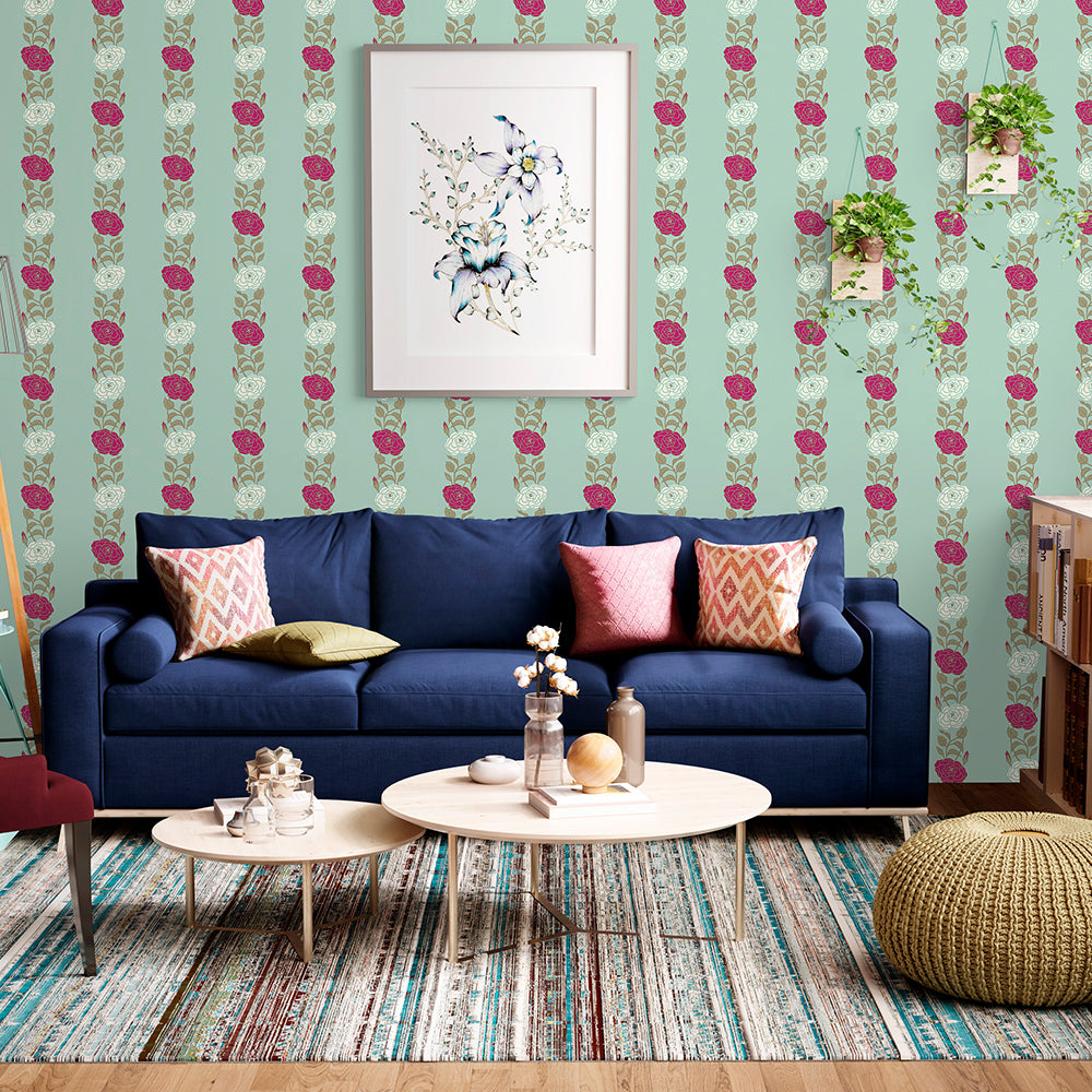 Good Earth - Rosa Bagh (Aqua)