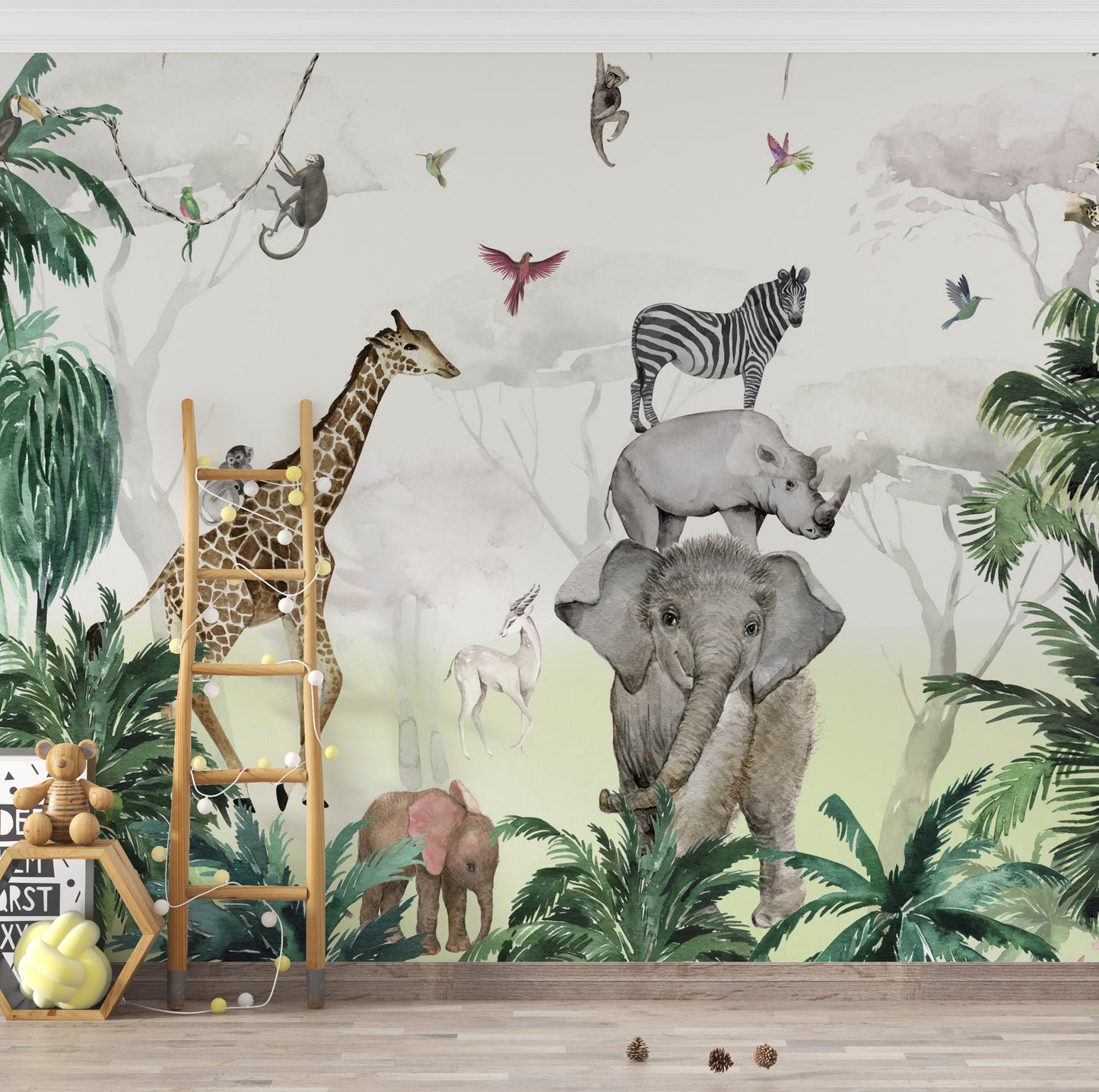 Jungle Party wallpaper