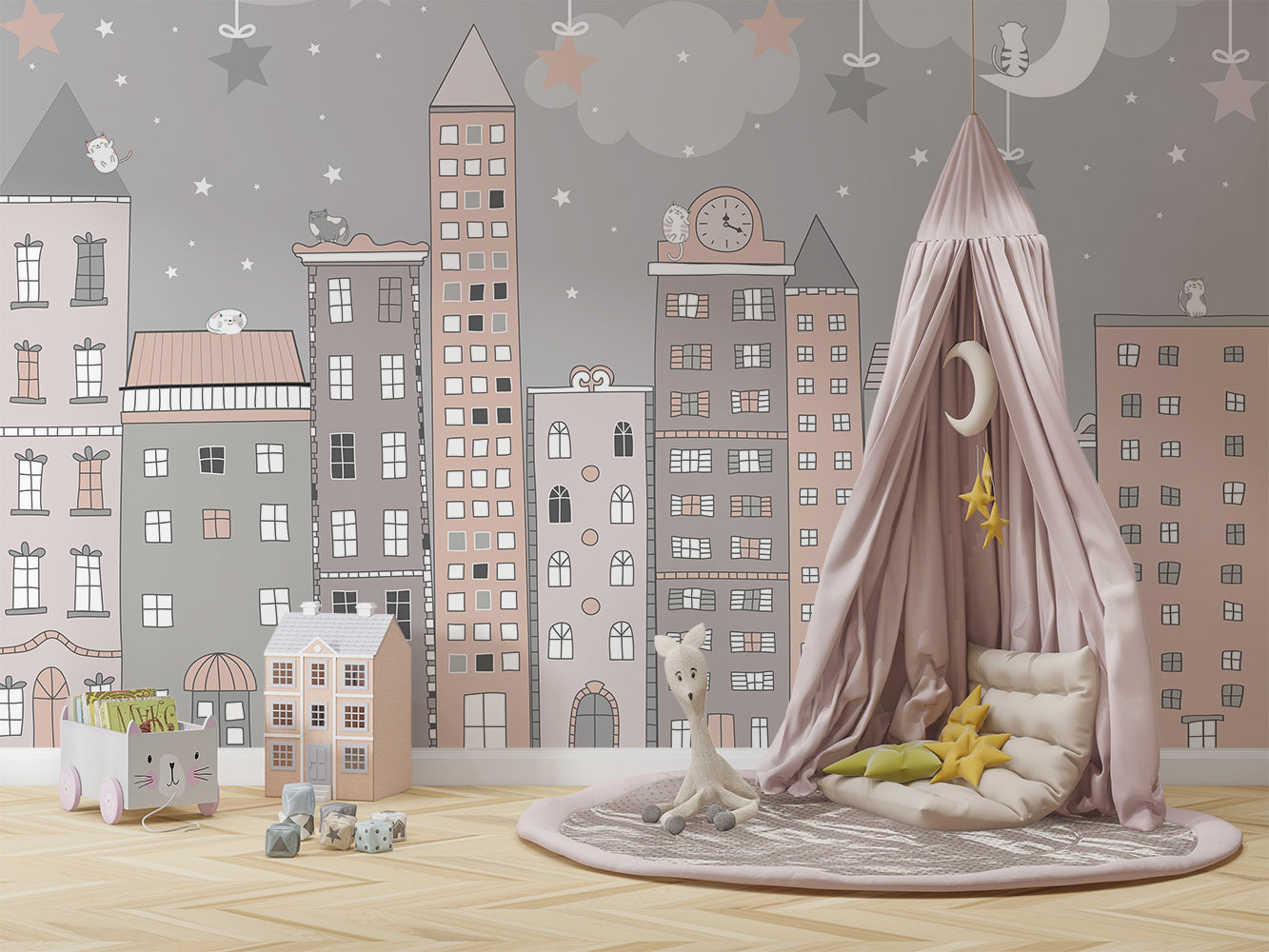 Fairytale Town wallpaper