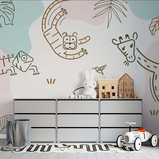 Funky Animals wallpaper