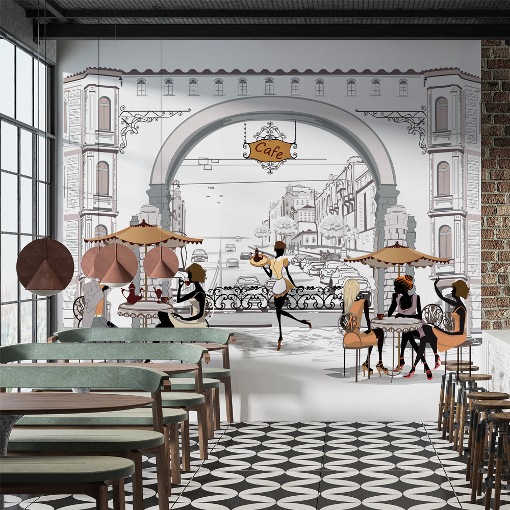 embroidery wallpaper for walls