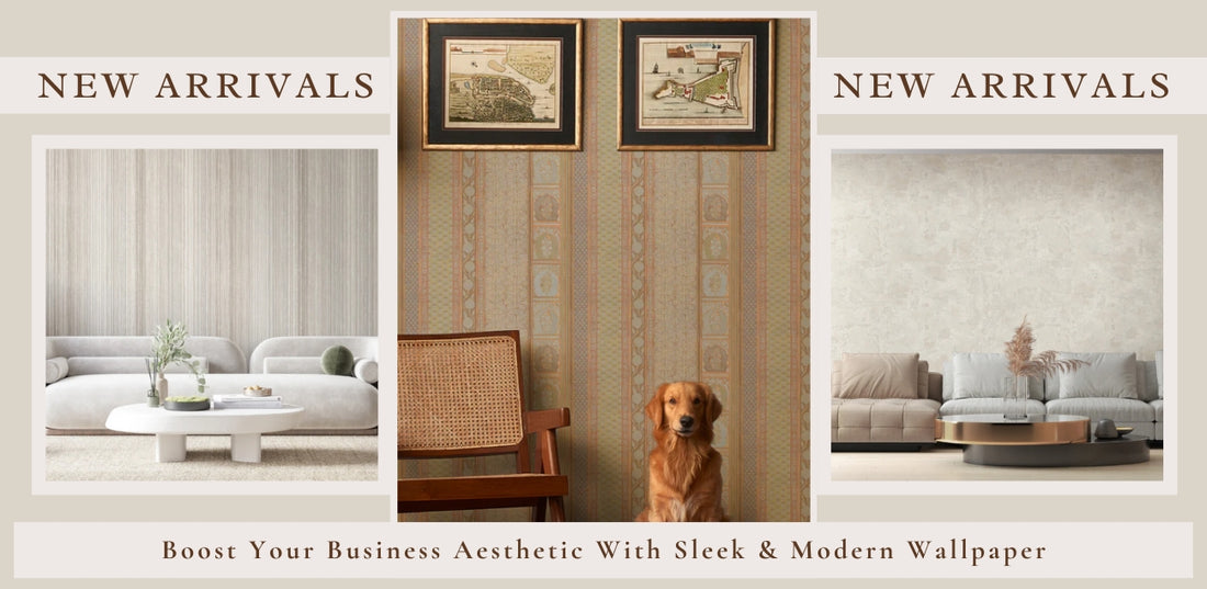 BOOST YOUR BUSINESS AESTHETIC WITH SLEEK AND MODERN WALLPAPER