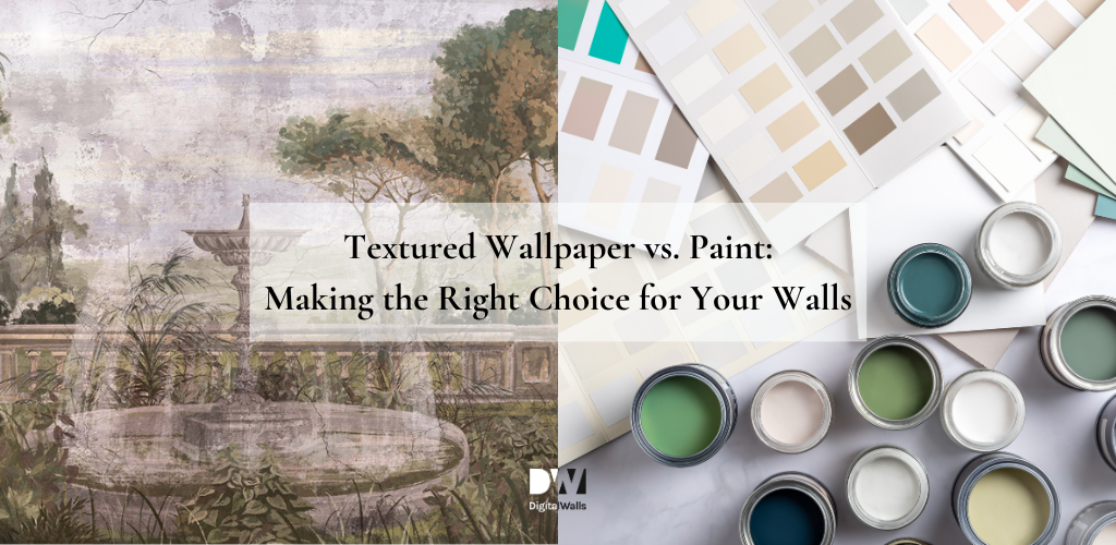 Textured Wallpaper vs. Paint: Making the Right Choice for Your Walls