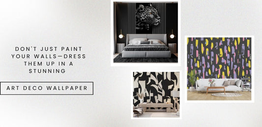 Don't Just Paint Your Walls — Dress Them Up in a Stunning Art Deco Wallpape