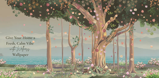 Give Your Home a Fresh, Calm Vibe with Wellness Wallpaper