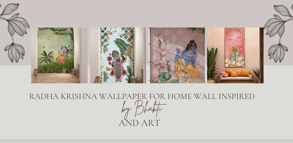 Radha Krishna Wallpaper for Home Wall: A Blend of Bhakti and Modern Art