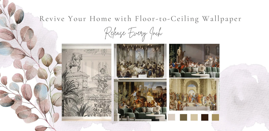 Revive Your Home with Floor-to-Ceiling Wallpaper Release Every Inch