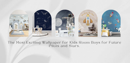 The Most Exciting Wallpaper for Kids Room Boys for Future Pilots and Stars.