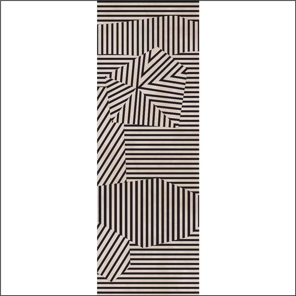 Abstract Lines Ceiling Black theme Wallpaper