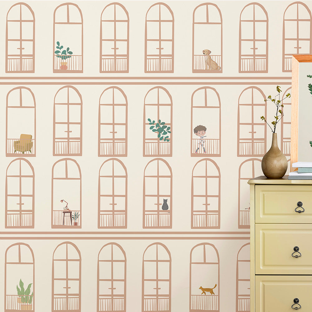 Sweet Home Wallpaper for Children Room