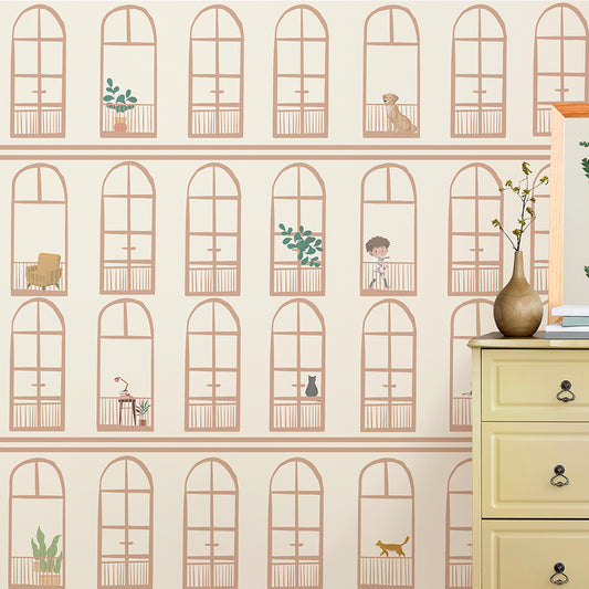 Sweet Home Wallpaper for Children Room