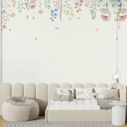 Floral Daydream Wallpaper for Kids Room
