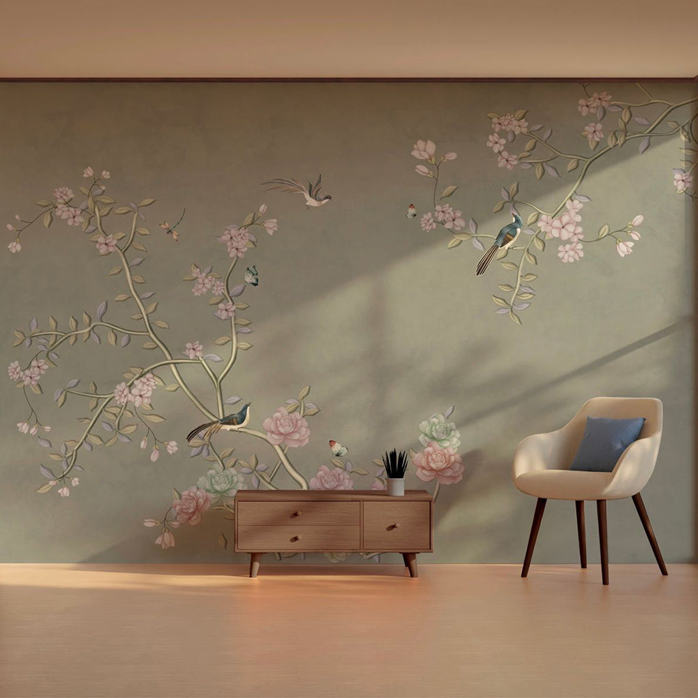 Radiant Branches Wall Mural wellness
