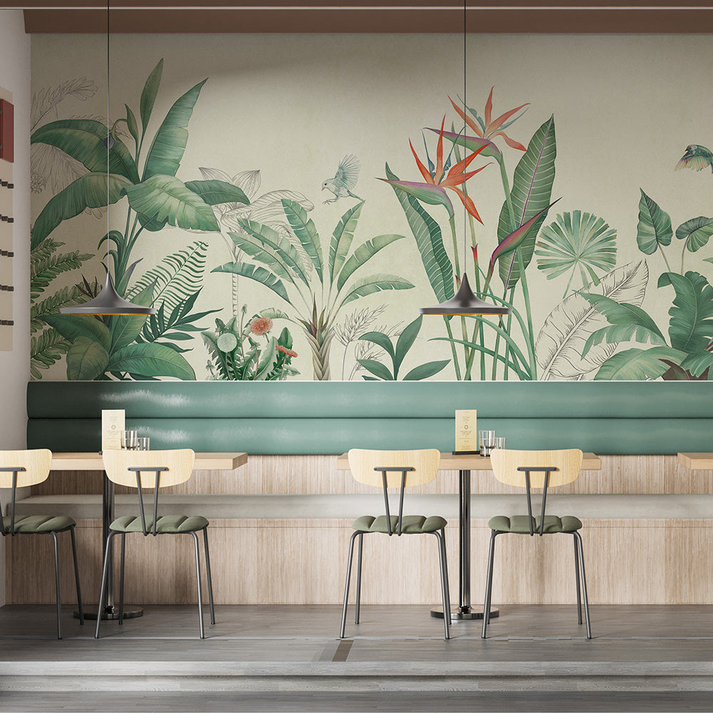 Tropical Jungle Wallpaper for Panel Walls