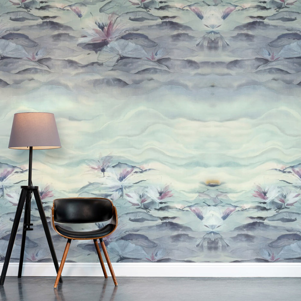 Tulip Tide Wallpaper for Living Room