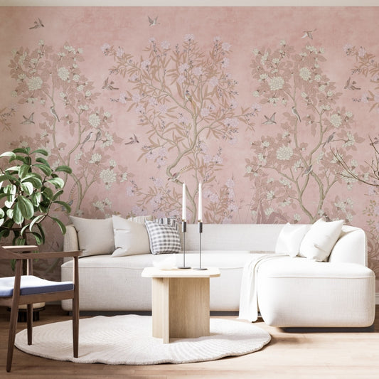 Chinoiserie Bloom Wall Mural