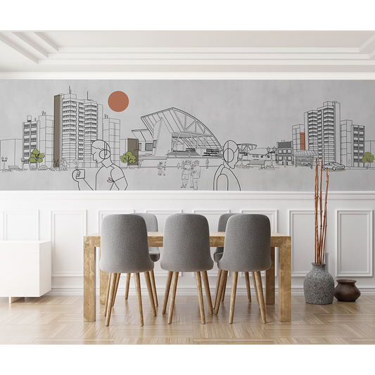 Urban sketchbook Wallpaper