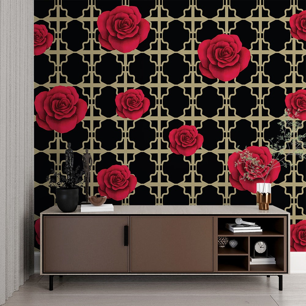 Rose Infusion Wall mural