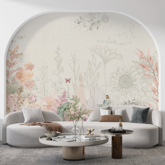 Blossom Breeze Mural Wall Art