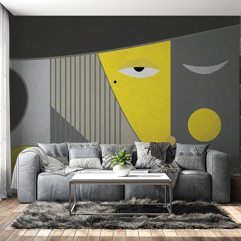 Abstract Tribe Scape Mural Wall Art