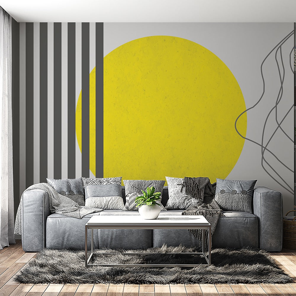 The Yellow Dot Wall art Decor
