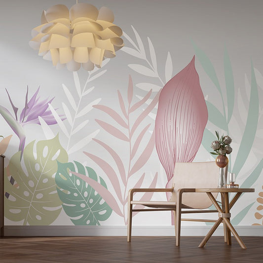 Pastel Tropics Wallpaper for Living Room