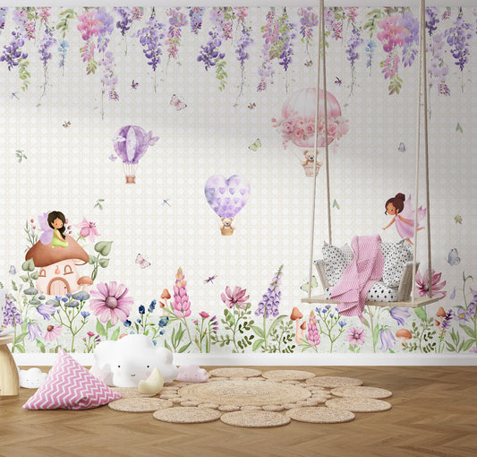 Floral Fairy Tale Wallpaper