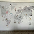 Cute World Map wallpaper
