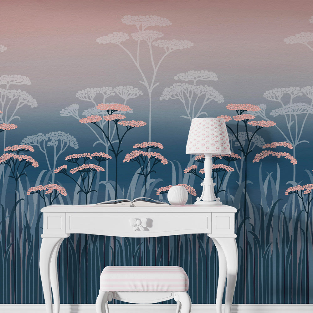 Midnight Bloom Wall Mural for walls