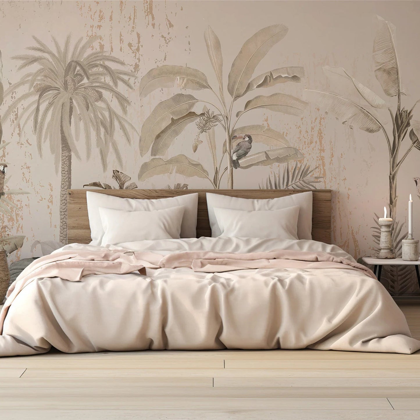 Washed Ferns wallpaper