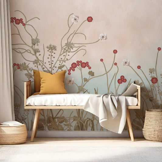 saffron blossom wallpaper 