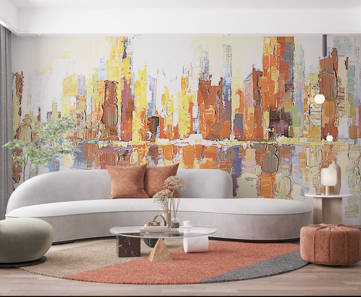 3D City-Wallmural – digitalwalls-in