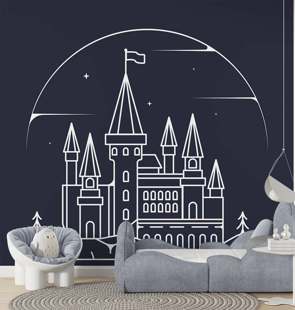 Disney Castle | Kids Wallpaper | Wallpaper Mural | Digital Walls ...