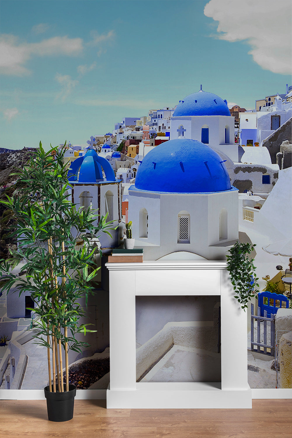 Island of Santorini Wallpaper