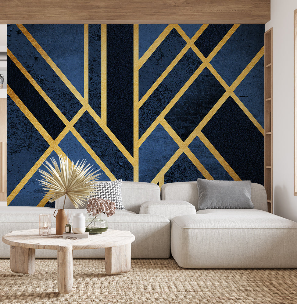 Midnight | Geometric | Wallpaper Mural | Digital Walls – Digital Walls ...