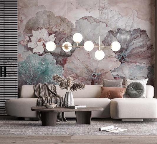 Lotus on the wall