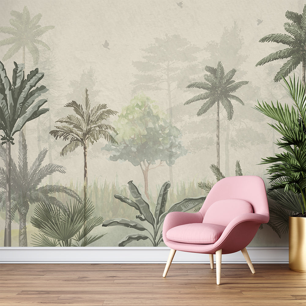 Buy Tropical Wallpaper Pink Online In India  Etsy India